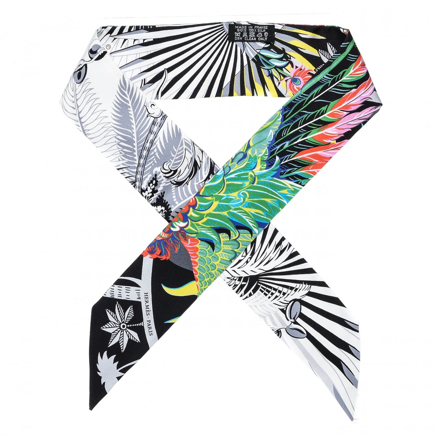 Silk Mythiques Phoenix Coloriages Twilly Blanc Noir Multicolor
