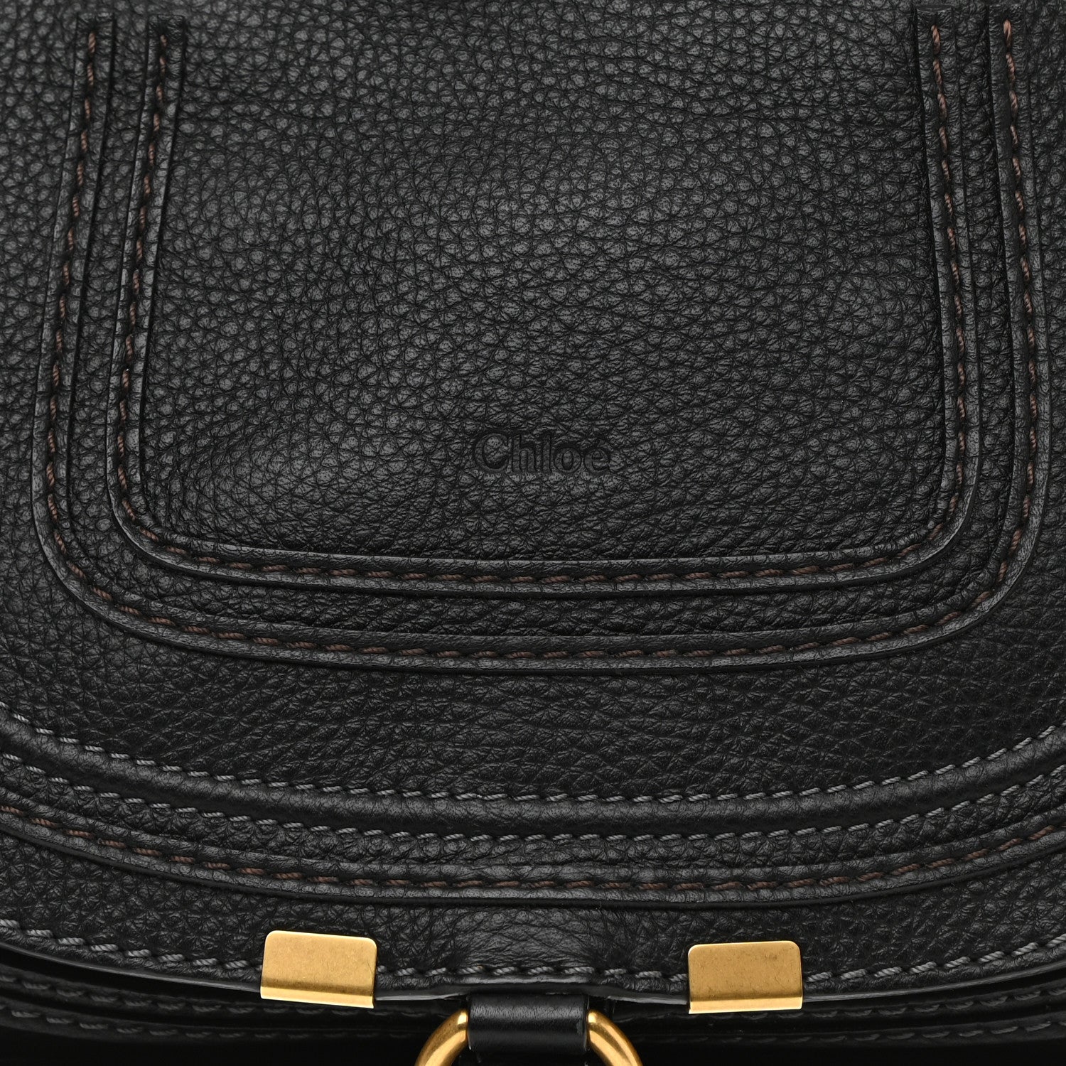 Chloe Calfskin Small Marcie Satchel Black 8 of 10