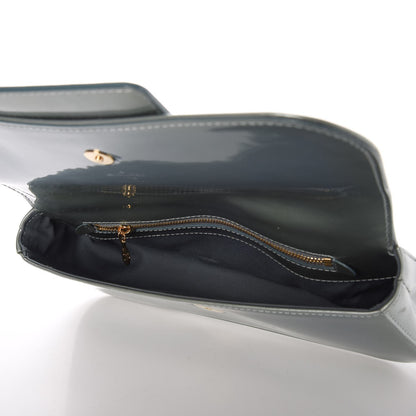 Louis Vuitton Patent Sobe Clutch Givre 5 of 7