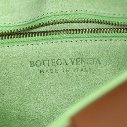 Bottega Veneta Buffalo Maxi Intrecciato Cassette Bicolor Crossbody Bag Caramel Pistachio 6 of 11