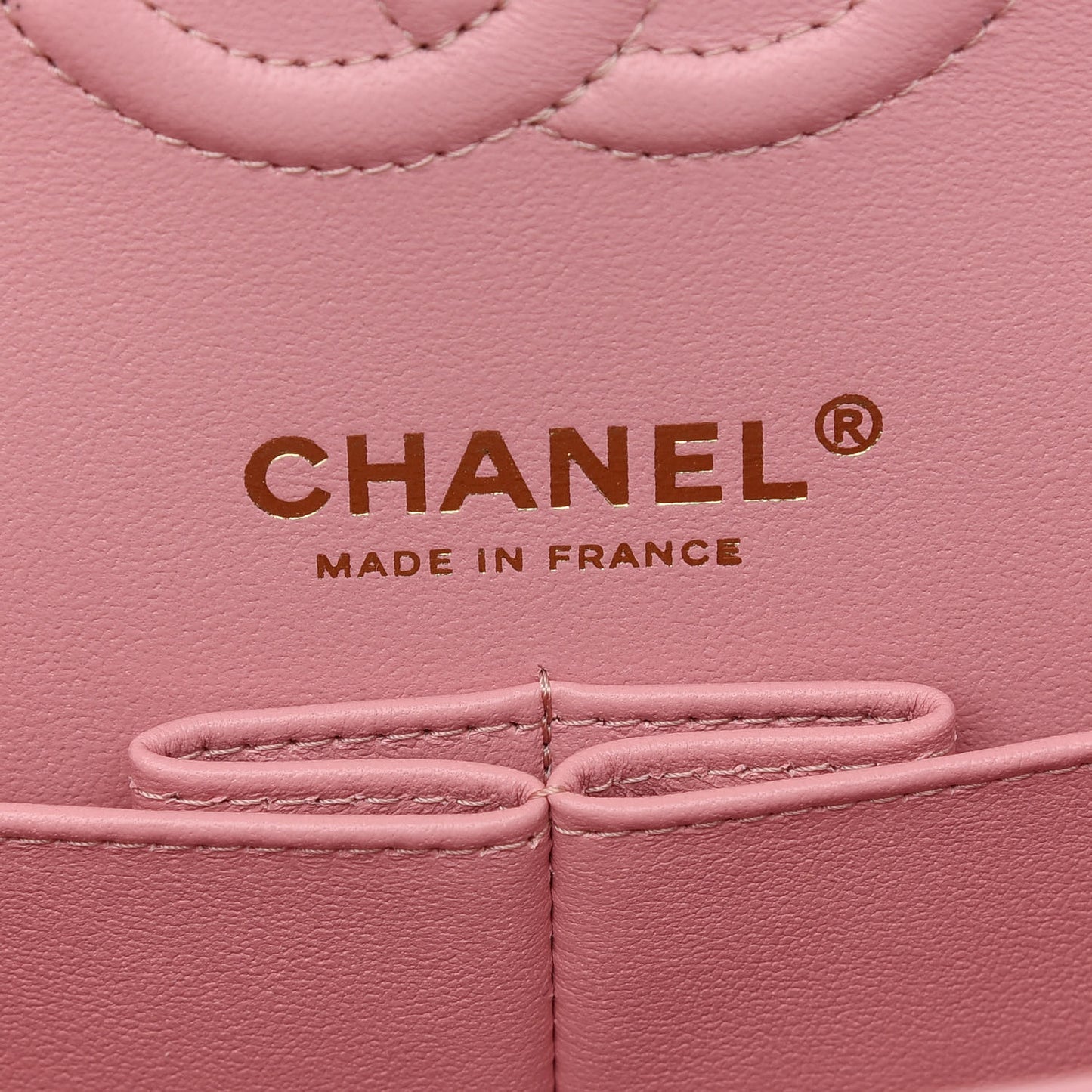 Caviar Quilted Small Double Flap Pink