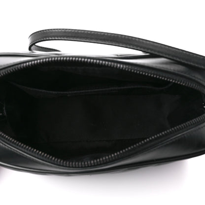 Saint Laurent Calfskin Matelasse Monogram Monochrome Lou Camera Bag Black 5 of 10