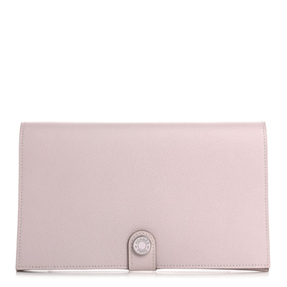 Hermes Evercolor RMS Toutenmain Wallet Mauve Pale 1 of 8