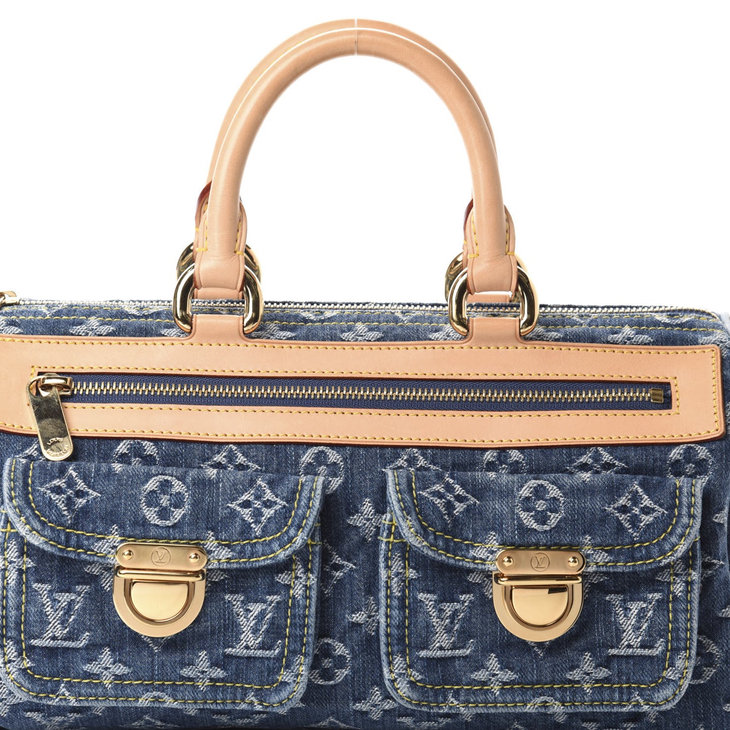 Monogram Denim Neo Speedy Blue