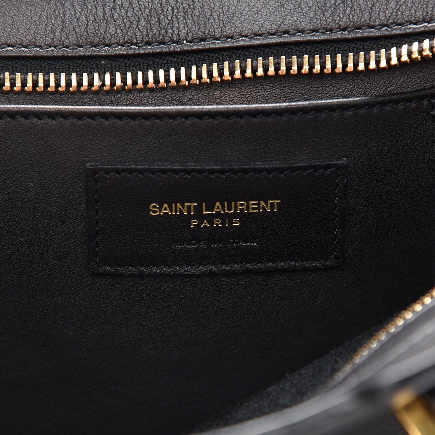 Calfskin Small Classic Y Cabas Black