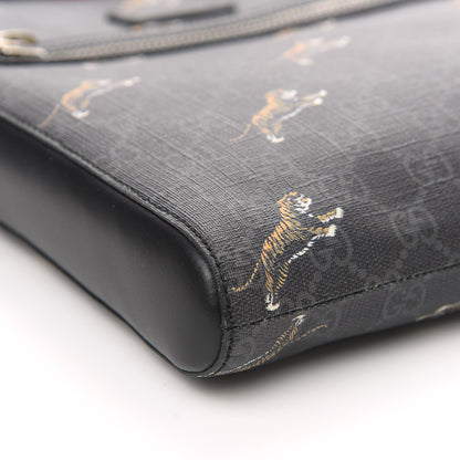 Gucci GG Supreme Monogram Tigers Web Messenger Bag Black Multicolor 8 of 9