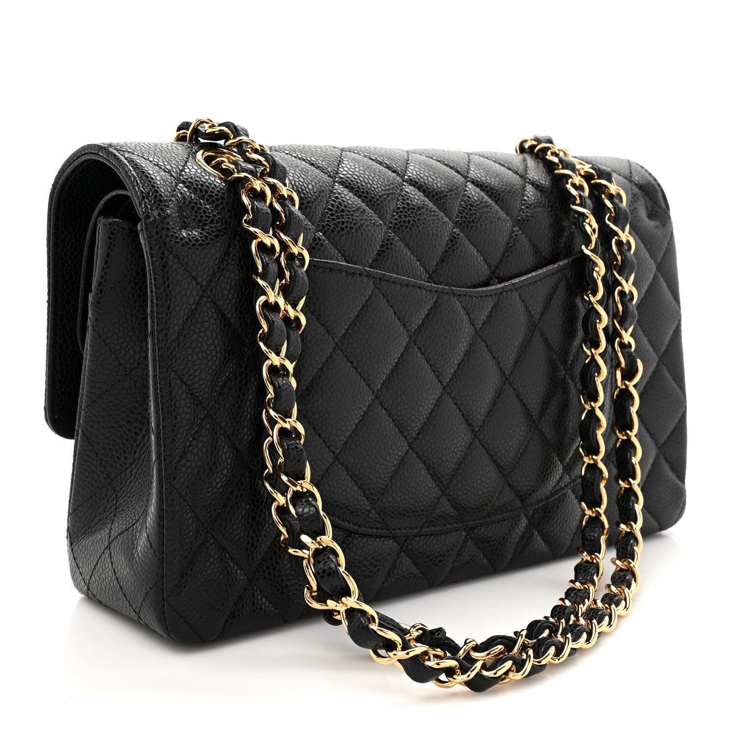 Chanel Caviar Quilted Medium Double Flap Black 3 of 11