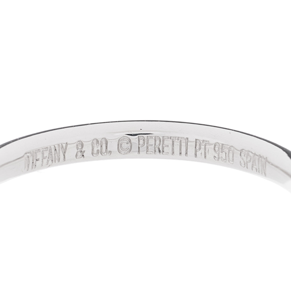Platinum 2mm Elsa Peretti Wedding Band Ring 53 6.25