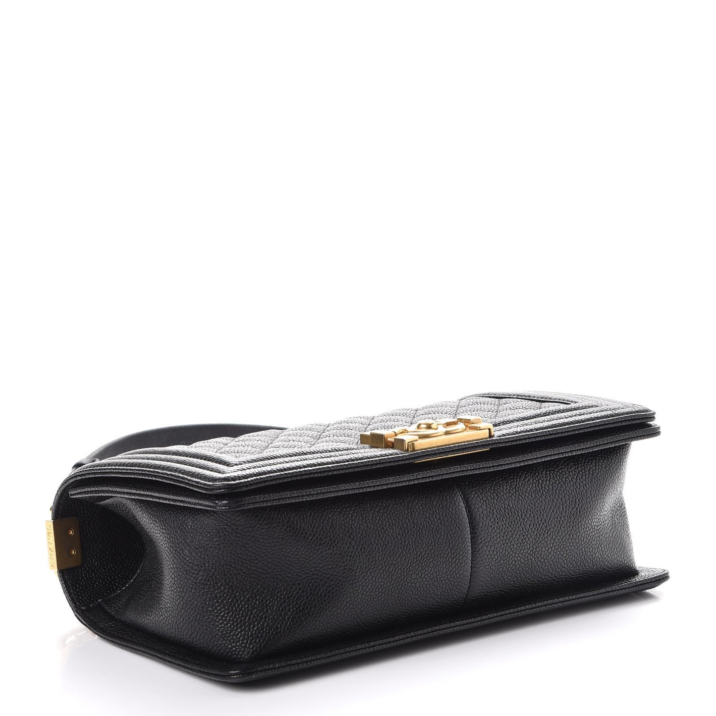Caviar Quilted Medium Boy Flap Black