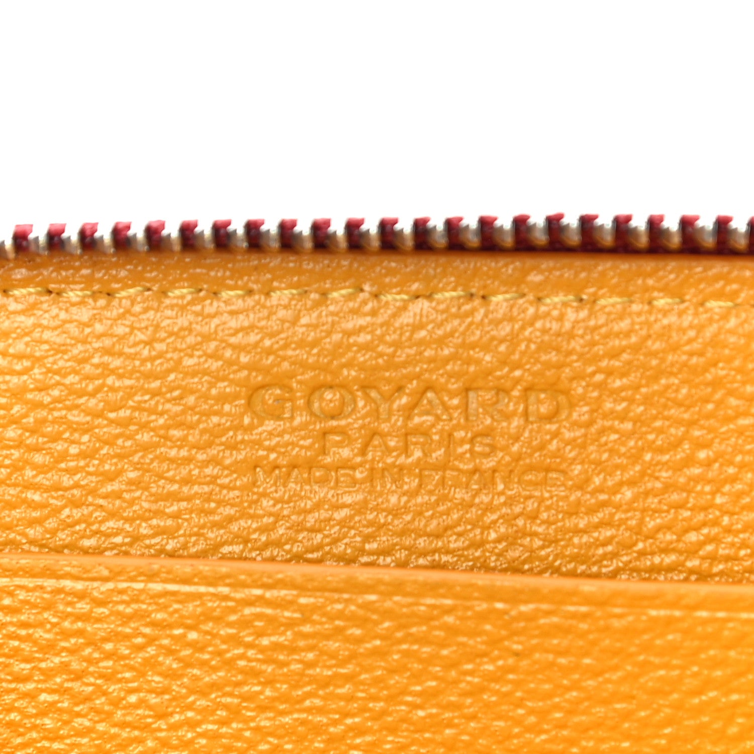 Goyard Goyardine Matignon Porte Monnaei Wallet Red 6 of 10