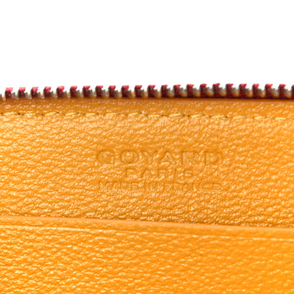 Goyard Goyardine Matignon Porte Monnaei Wallet Red 6 of 10
