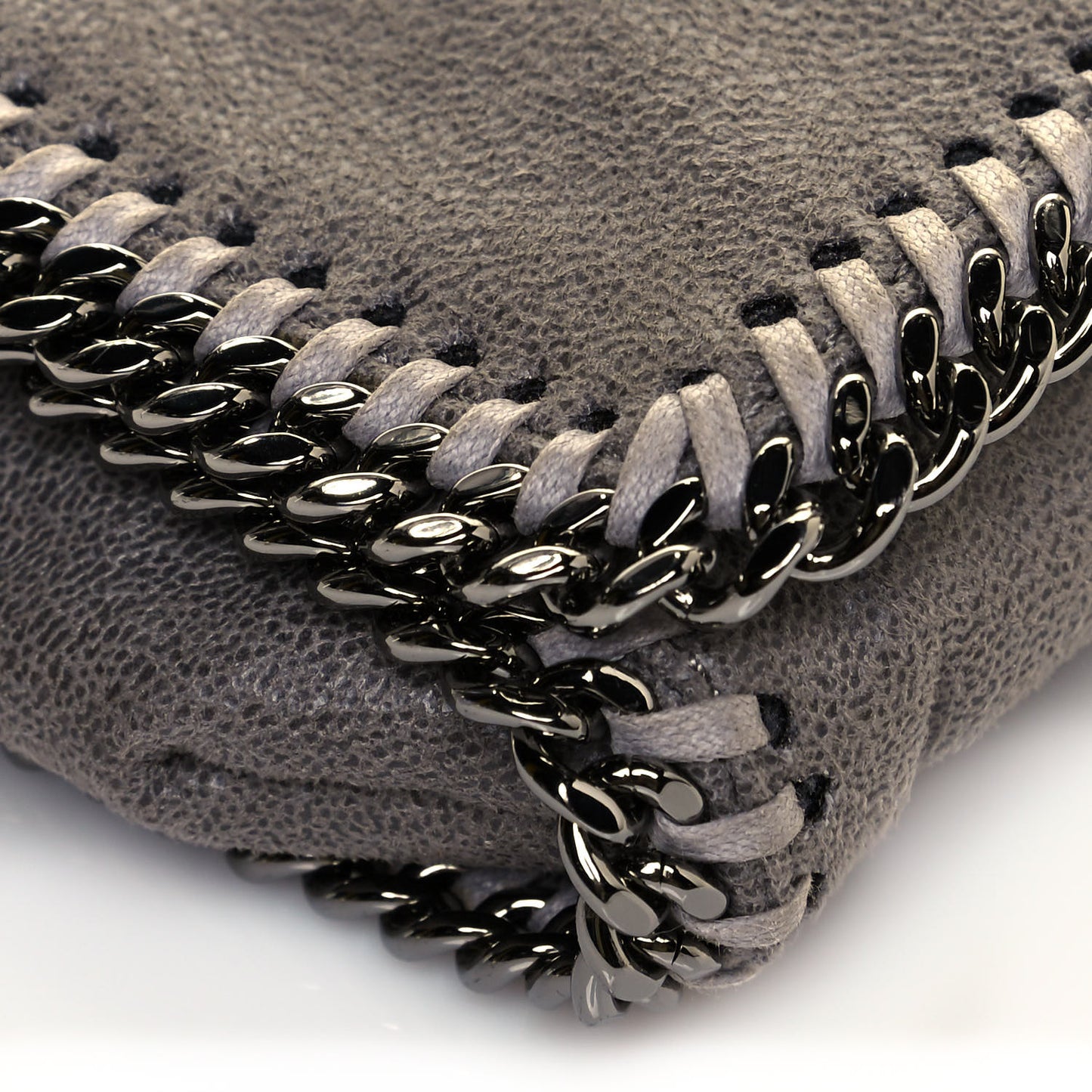 Shaggy Deer Falabella Crossbody Bag Light Grey