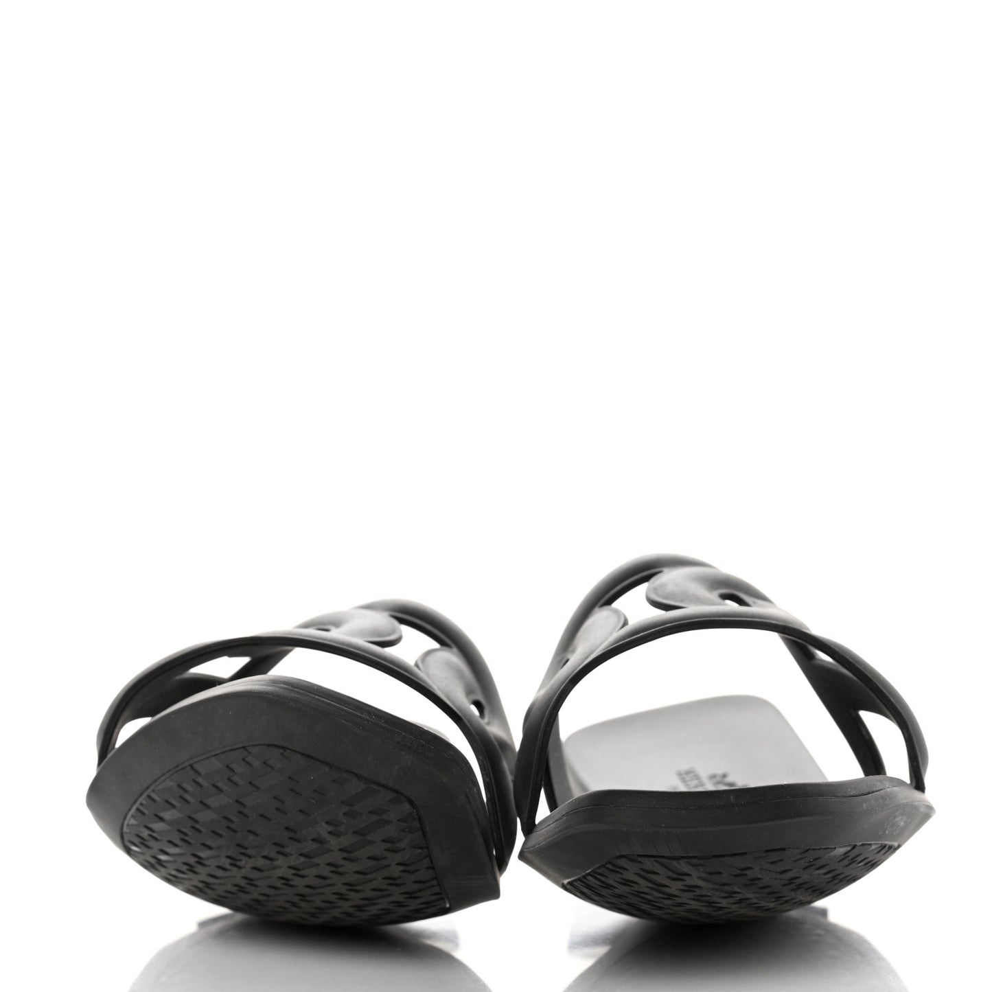 Rubber Aloha Sandals 36 Black