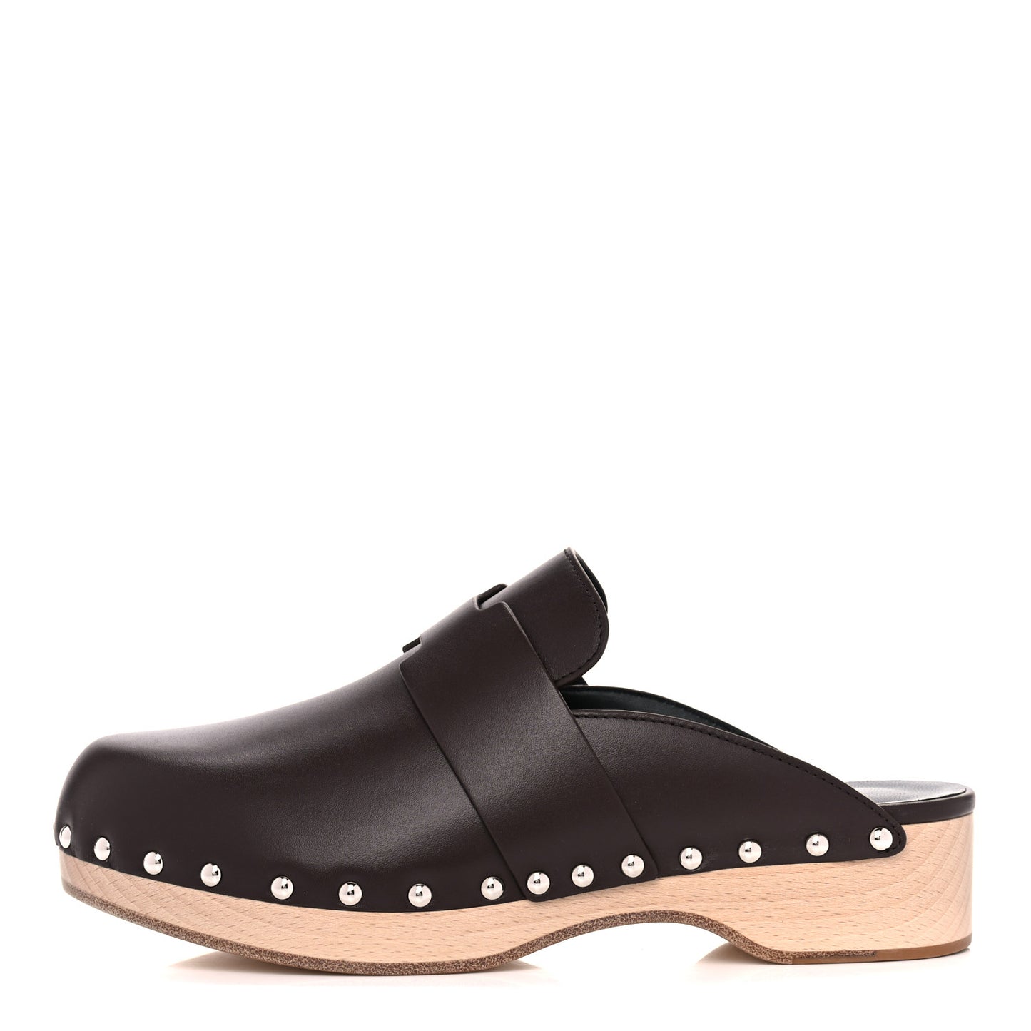 Calfskin Calya Mules 38 Cafe