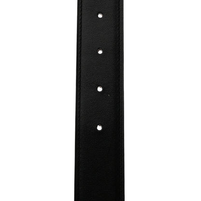 Hermes Box Togo 32mm H Belt 85 Black Gold 5 of 9