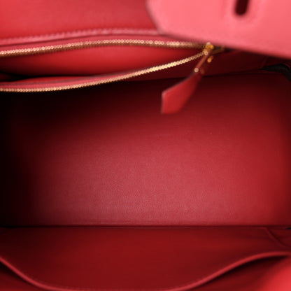 Hermes Swift Birkin 25 Rouge Casaque 5 of 11