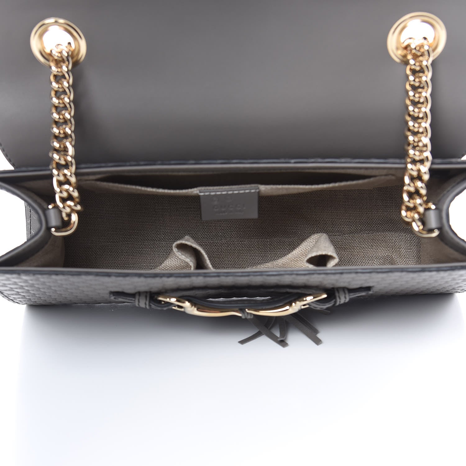 Gucci Soft Microguccissima Medium Emily Chain Shoulder Bag Loess 5 of 10