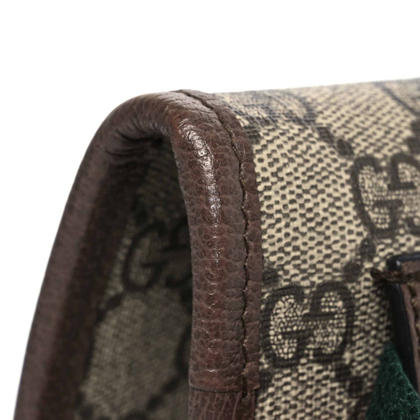 GG Supreme Monogram Neo Vintage Web Belt Bag Brown
