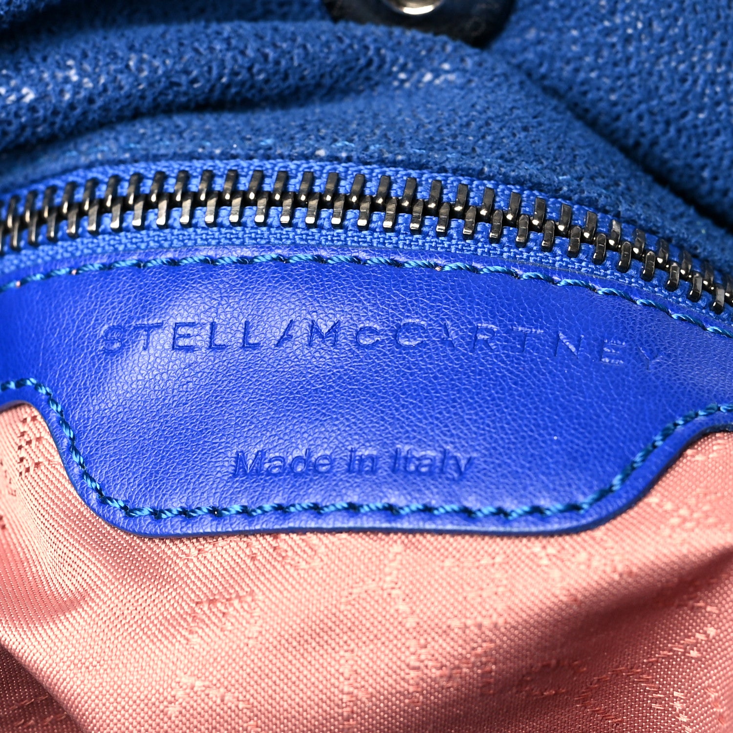 Stella McCartney Shaggy Deer Small Falabella Tote Royal Blue 5 of 10