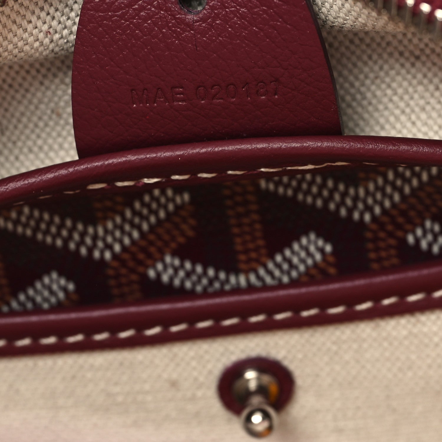 Goyard Goyardine Artois GM Burgundy 7 of 11