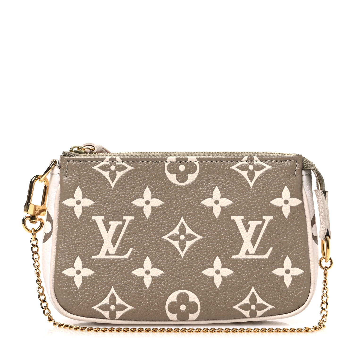 Louis Vuitton Empreinte Spring in the City Mini Pochette Accessories Kaki Beige Cream 1 of 6