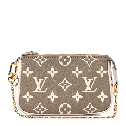 Louis Vuitton Empreinte Spring in the City Mini Pochette Accessories Kaki Beige Cream 1 of 6