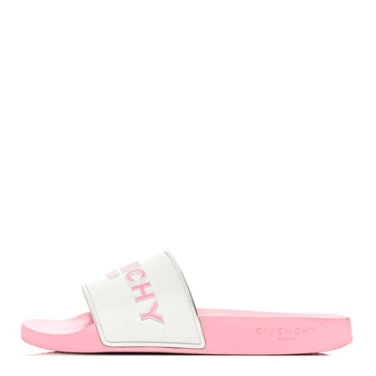 Givenchy Rubber Logo Pool Slide Sandals 40 Candy Pink 1 of 9