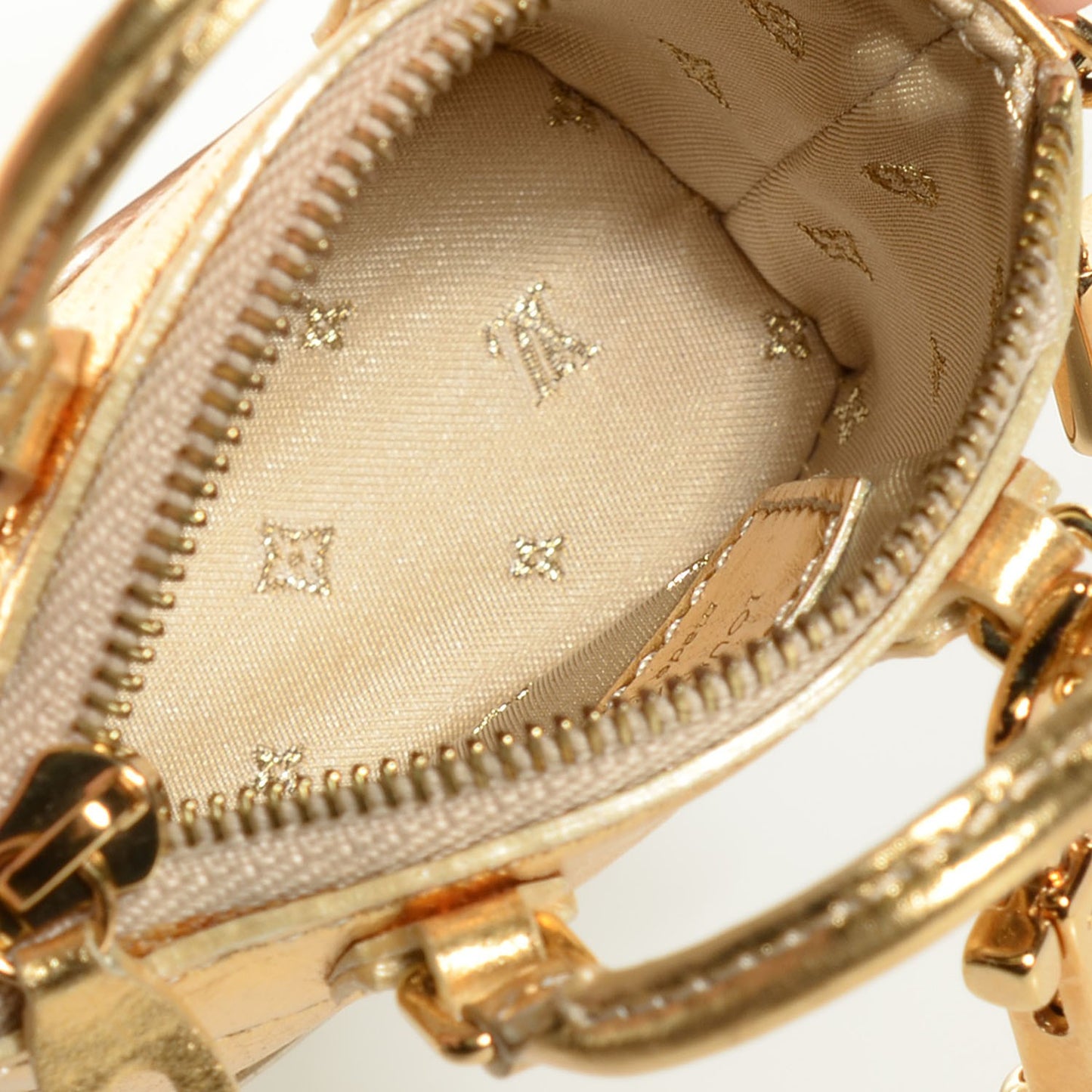 Suhali Mini Lockit Bag Charm Gold