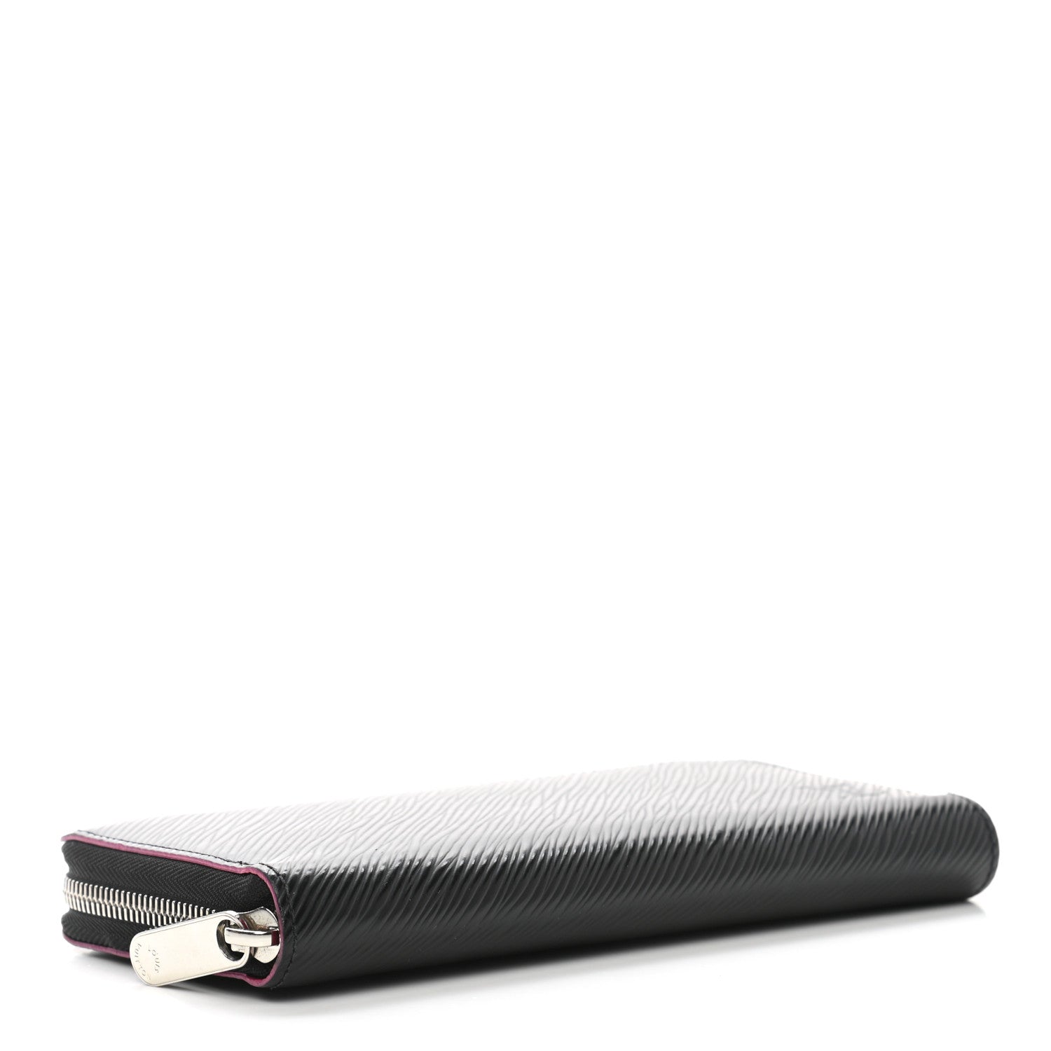 Louis Vuitton Epi Zippy Wallet Black Hot Pink 4 of 11