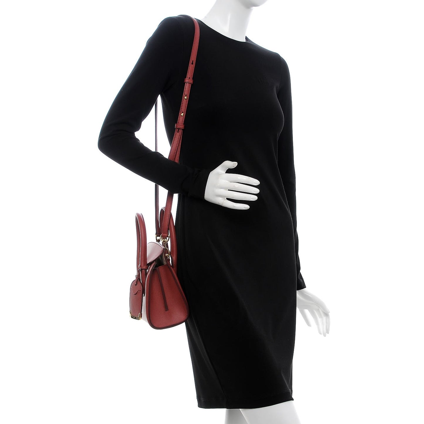 Calfskin Mini Heroine 21 Scarlet
