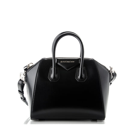 Givenchy Shiny Lord Calfskin Mini Antigona Black 1 of 7