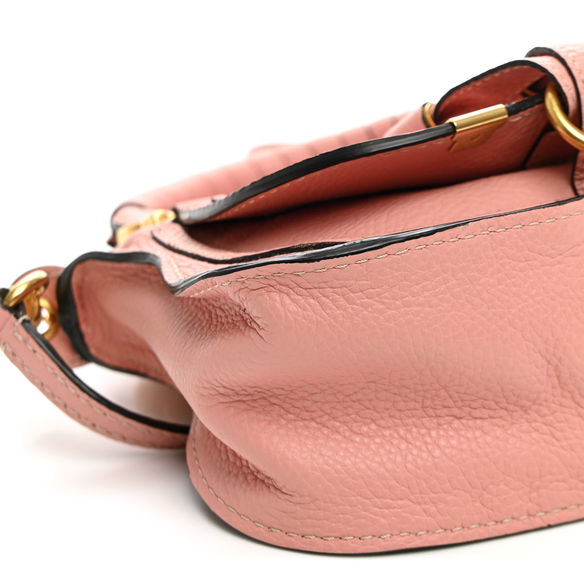 Calfskin Mini Marcie Satchel Fallow Pink