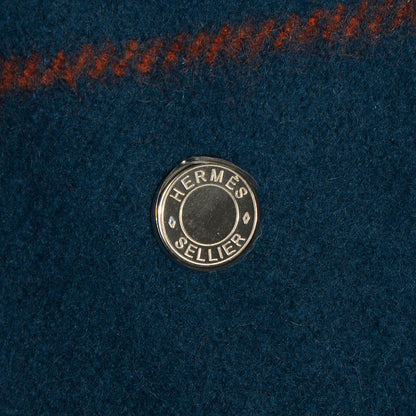 Hermes Wool Rocabar Blanket Bleu De Prusse 3 of 3