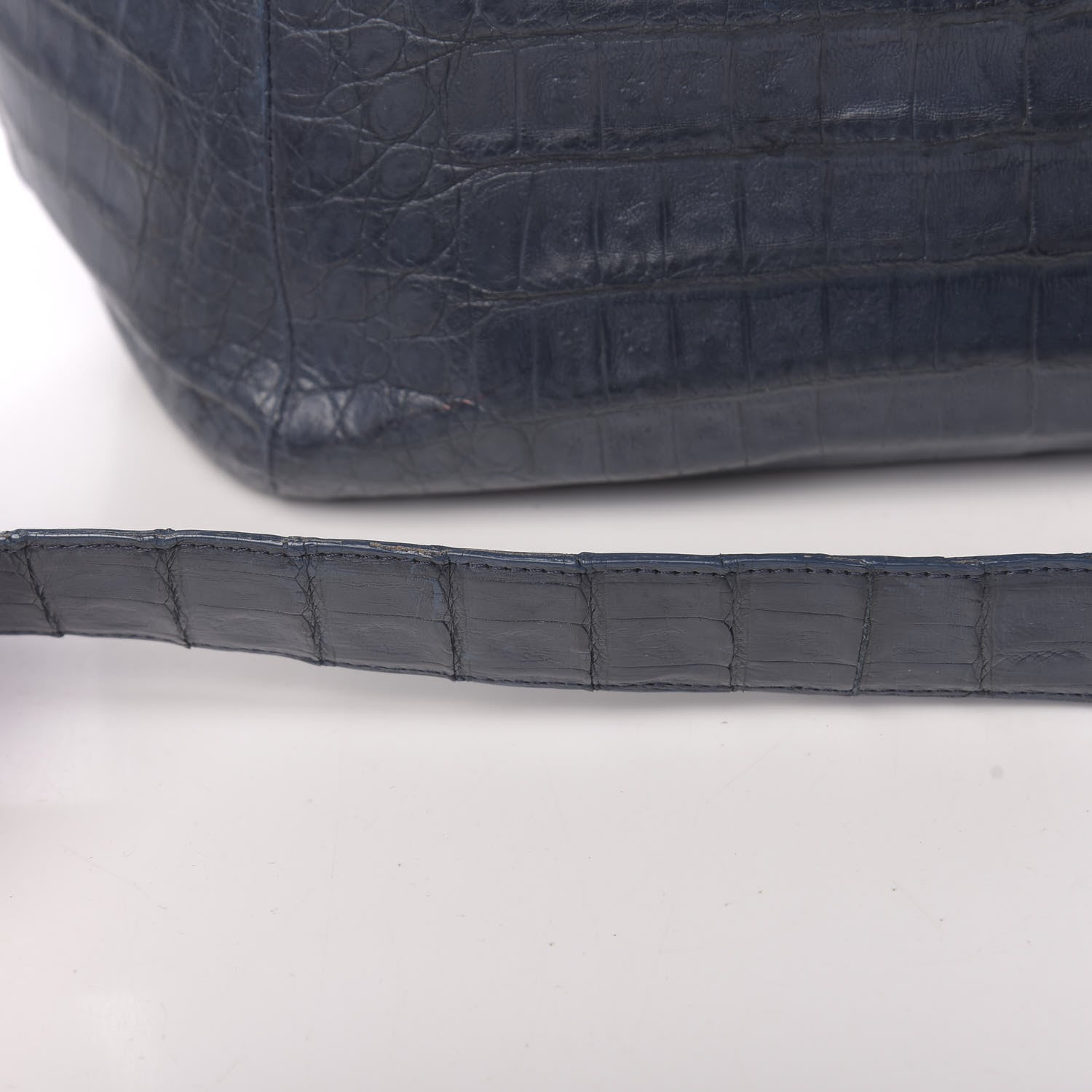 Nancy Gonzalez Crocodile Crossbody Bag Dark Blue 15 of 17