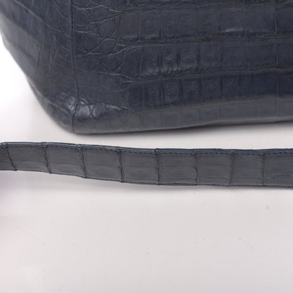 Nancy Gonzalez Crocodile Crossbody Bag Dark Blue 15 of 17