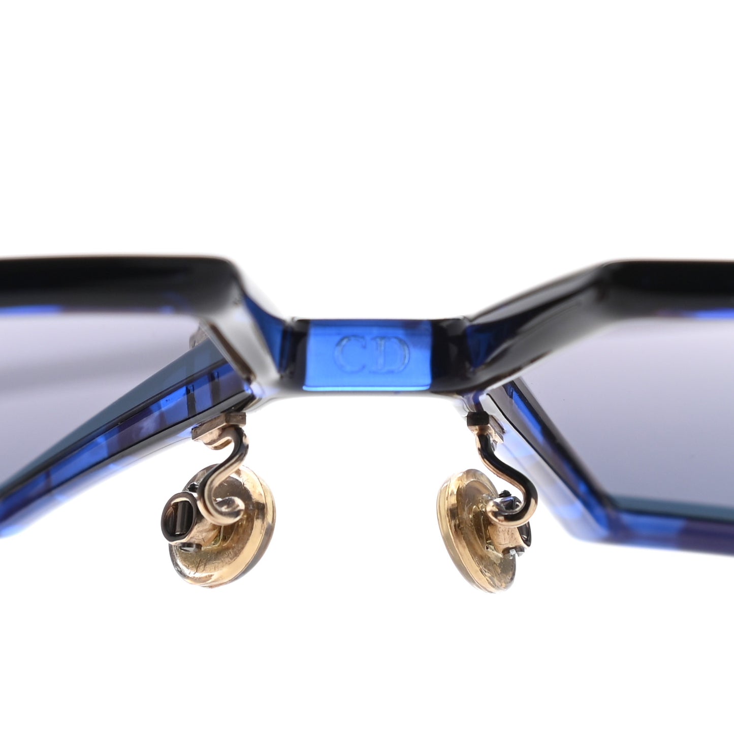 Acetate Square 30 Montaigne Sunglasses Blue
