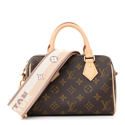 Louis Vuitton Monogram Speedy Bandouliere 20 Beige 1 of 10