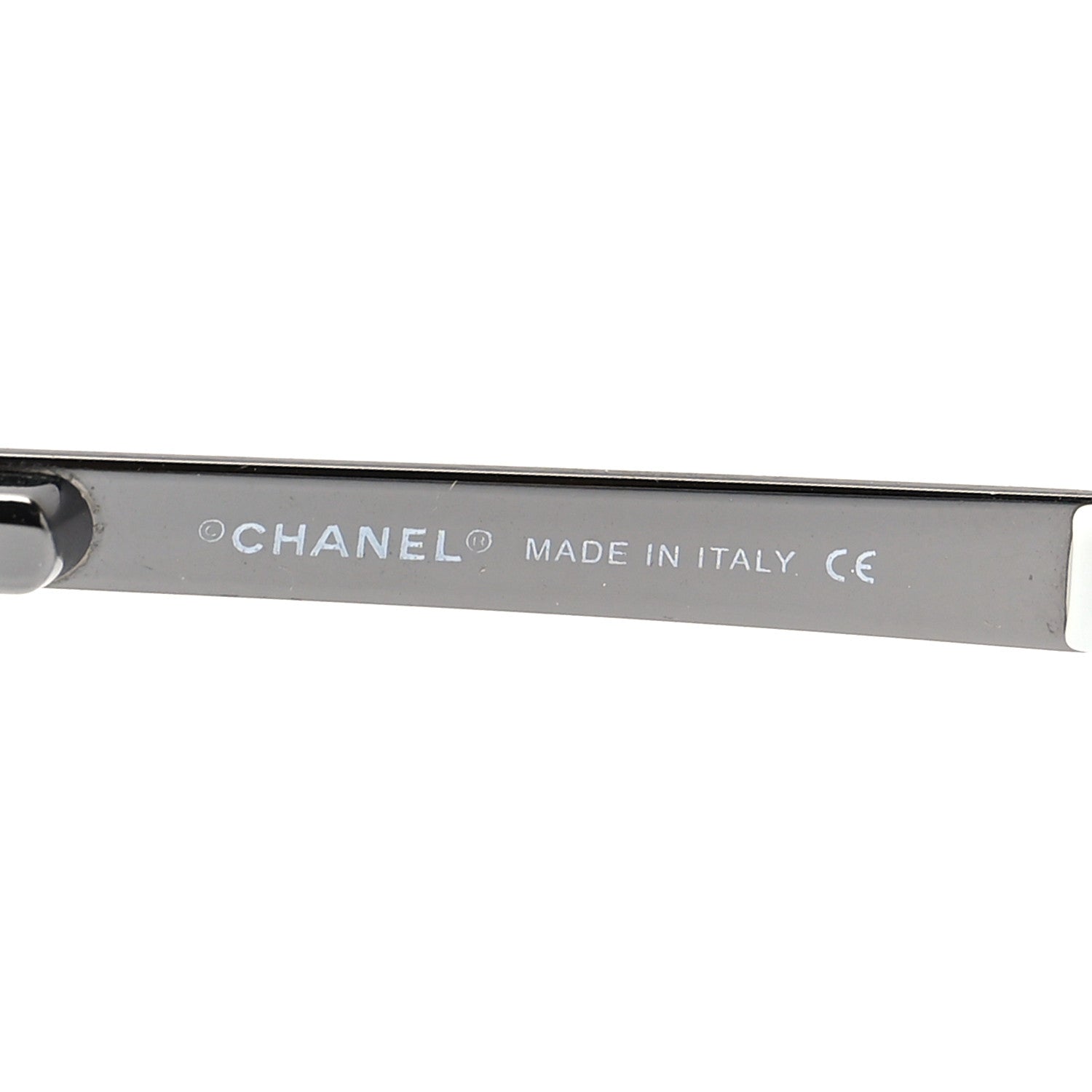 Chanel Rimless Shield Chain Sunglasses 4160-Q White 5 of 6