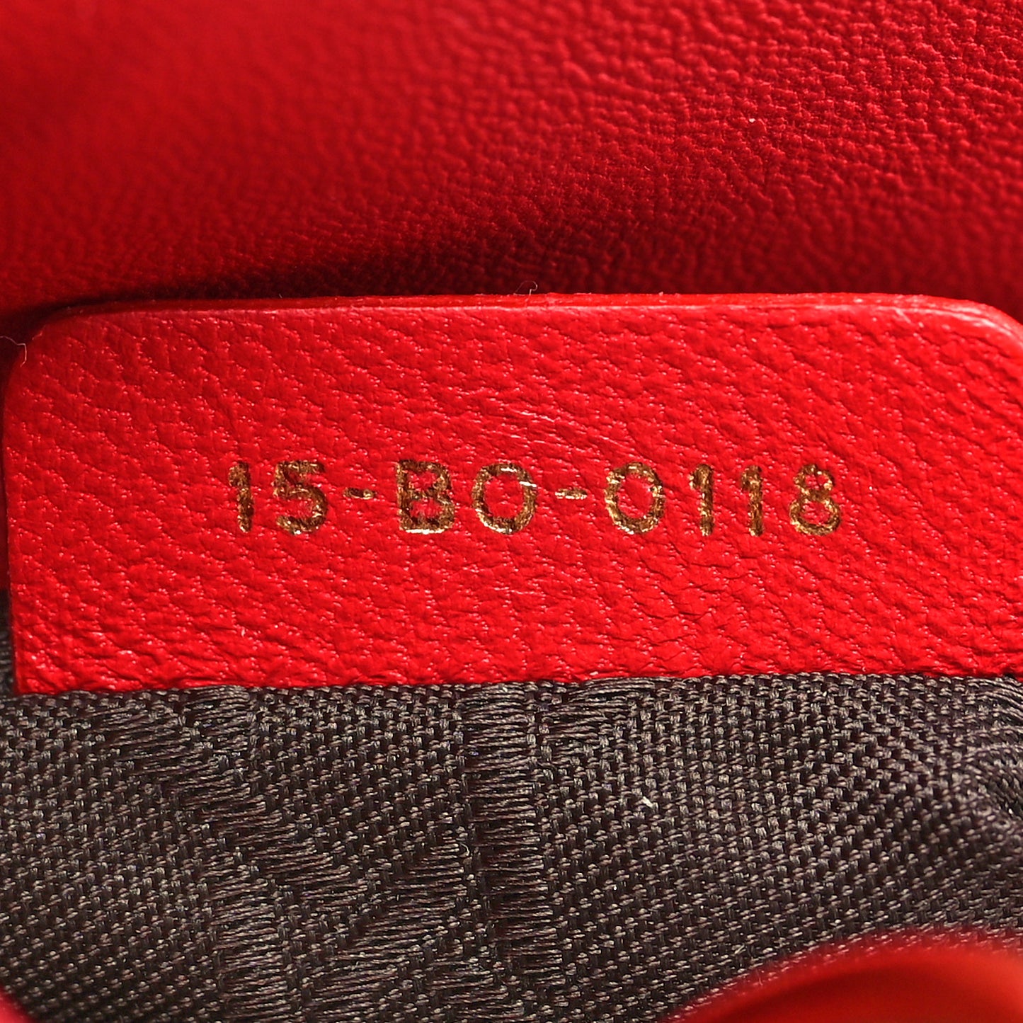 Lambskin Cannage Mini Lady Dior Red
