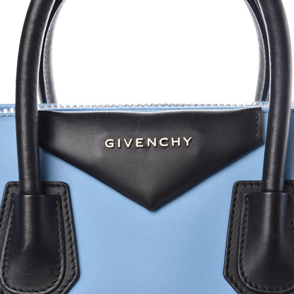Givenchy Smooth Calfskin Small Bi-Color Antigona Blue Black 10 of 22