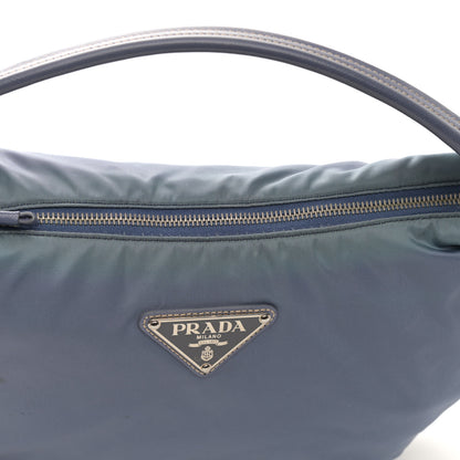 Prada Tessuto Nylon Hobo Astral Blue 10 of 11