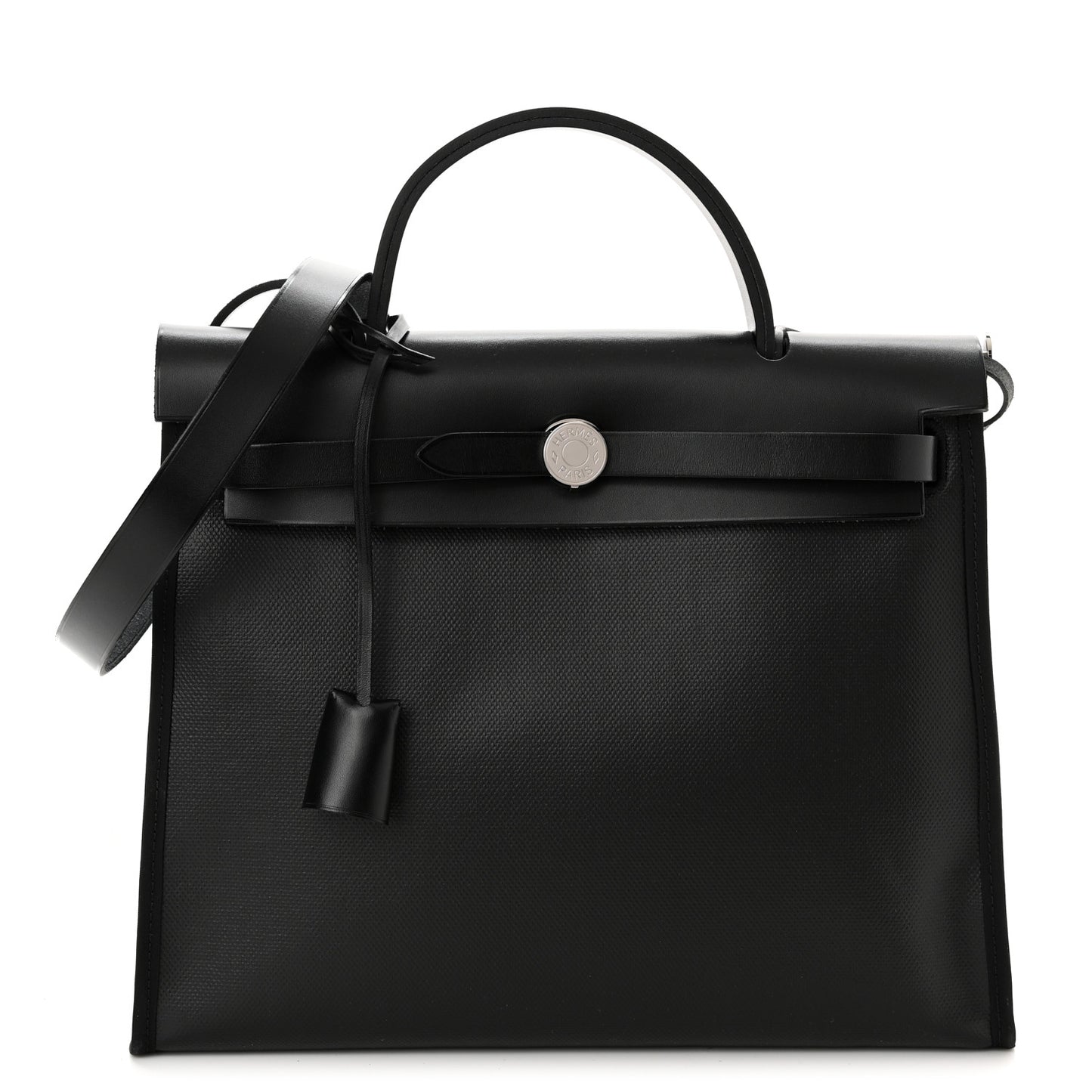 Toile H Berline Vache Hunter Herbag Zip PM 31 Black Ecru