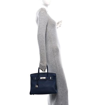 Hermes Togo Birkin 30 Bleu Saphir 3 of 12