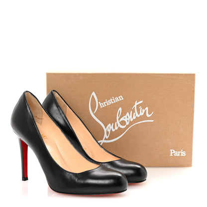 Christian Louboutin Kid Simple 100 Pumps 37 Black 9 of 9