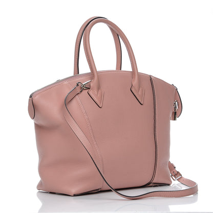Louis Vuitton Veau Cachemire Soft Lockit PM Magnolia 3 of 8