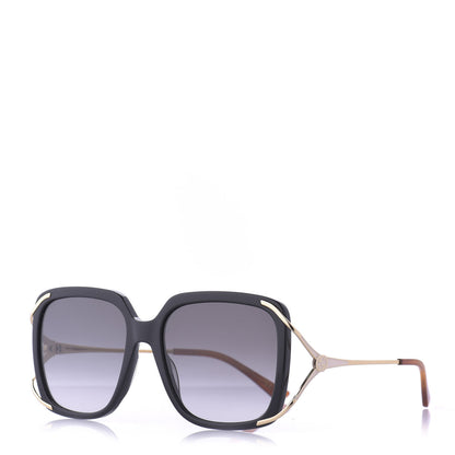 Gucci Acetate Butterfly Sunglasses GG0647S Black White 1 of 10