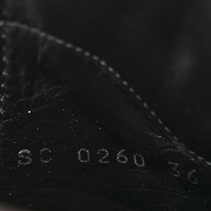 Louis Vuitton Suede Calfskin Monogram Laureate Platform Desert Boots 36 Black 10 of 13