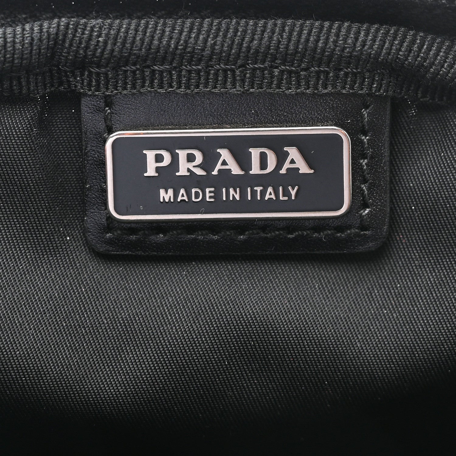 Prada Tessuto Nylon Vela Cosmetic Pouch Black 6 of 7