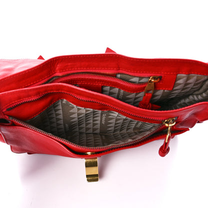 Proenza Schouler Lambskin Medium PS1 Satchel Bright Red 6 of 16