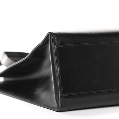 Versace Calfskin Tribute Tote Black 9 of 14